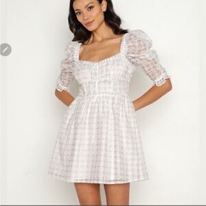 NWT For Love and Lemons Libby Mini Dress XS